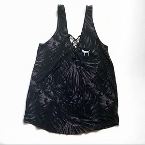 PINK Victoria’s Secret Lace Up Tank Top